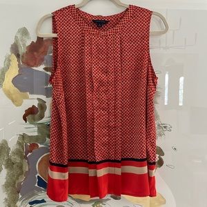 Tommy Hilfiger patterned sleeveless top